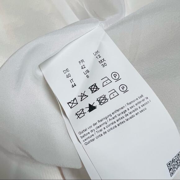 Hugo Boss Diemoni Sleeveless A-line Dress Houndstooth Tweed Pink/Grey Size 8 - Picture 11 of 11